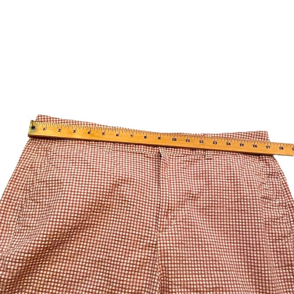 Old Navy Everyday Shorts High Waisted Pink Gingham/Pink Checked-Size 12 - Picture 7 of 9